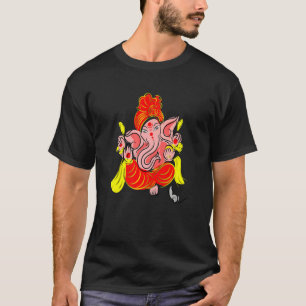 T-shirt Ganesh Ohm Yoga Troisième Oeil Isha Hindu Linga