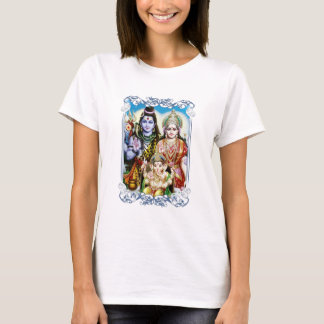 T-shirt Ganesh, Shiva et Parvati, seigneur Ganesha, Durga