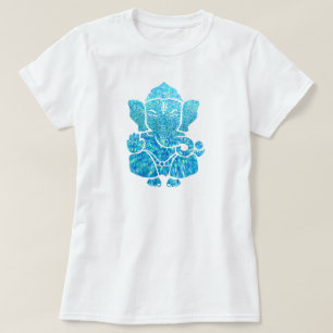 T-shirt Ganesha bleu clair