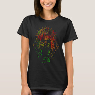 T-shirt Ganesha Dieu Hindou Spiritualité Yoga Psychédéliqu