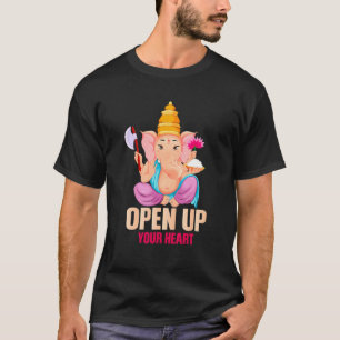 T-shirt Ganesha Hindouisme Yoga Méditation Inde Éléphant 1