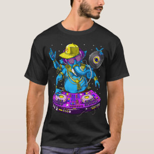 T-shirt Ganesha Musique DJ