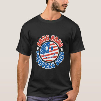 T-shirt Gang de Feux d'Artifice Bang Bang Célébration du 1