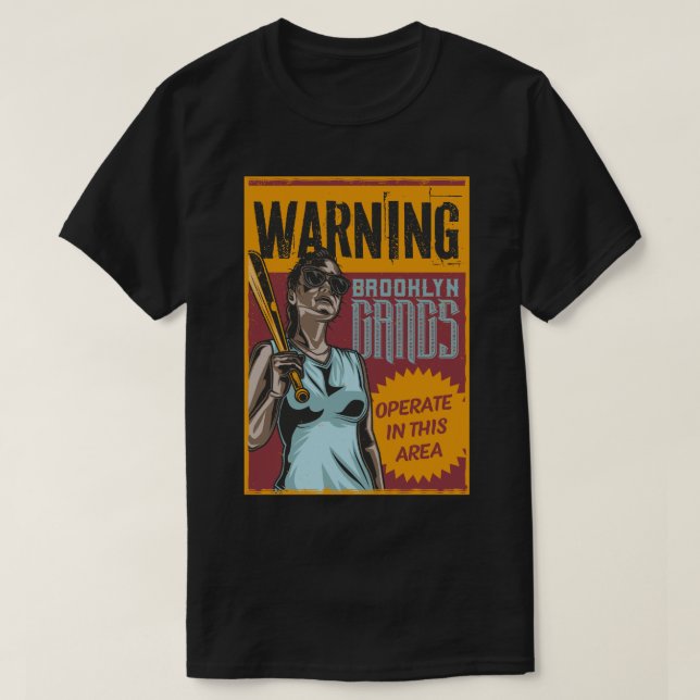 T-shirt gangs de Brooklyn (Design devant)
