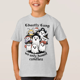 T-shirt Gangs Ghosts Shirt mignonne Trick ou Treat tops