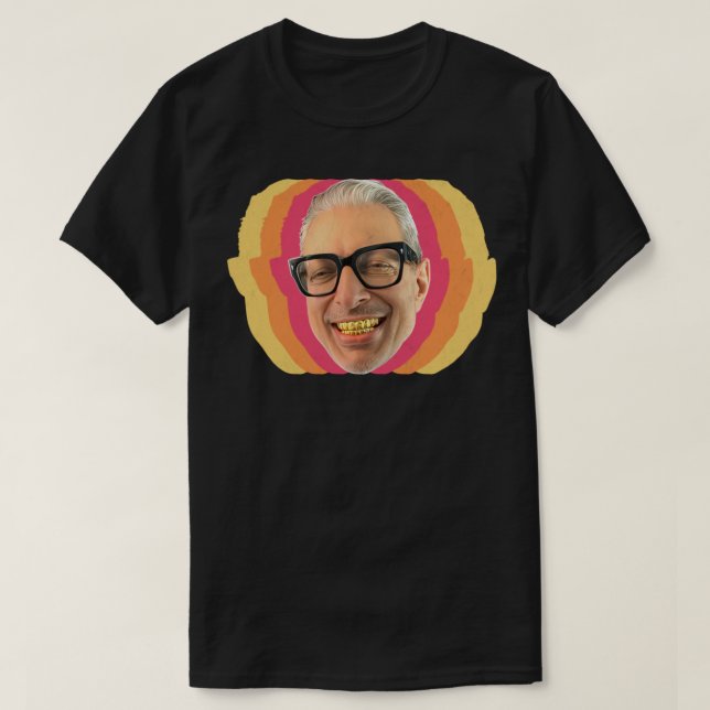 T-shirt Gangsta Jeff Goldblum (Design devant)