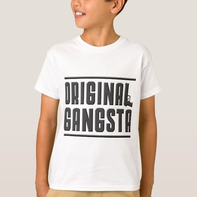 T-shirt Gangsta original (Devant)