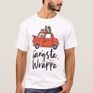 T-shirt Gangsta Wrappa Noël drôle