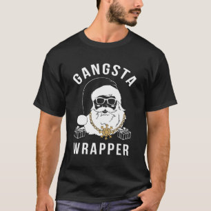 T-shirt Gangsta Wrapper Gangster Père Noël