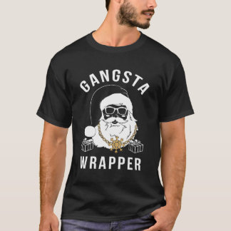 T-shirt Gangsta Wrapper Gangster Père Noël