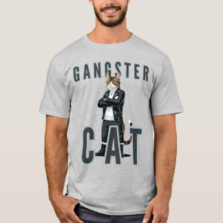 T-shirt Gangster Cat Bad Boy