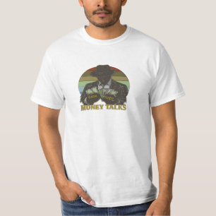 T-shirt Gangster comptant de l'argent
