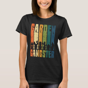 T-shirt Gangster de jardin Pots de plantes Cactus Mignon C