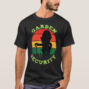 T-shirt Gangster de la sécurité du jardin de jardinage rét