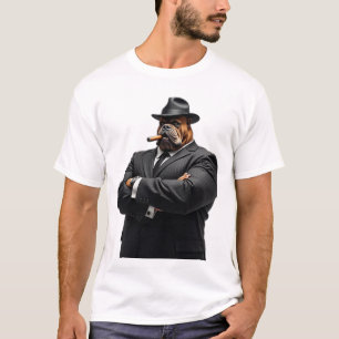 T-shirt Gangster Kingpin Brutus Le Bulldog Mafia Style