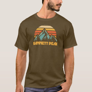 T-shirt Gannett Peak Retro Turquoise