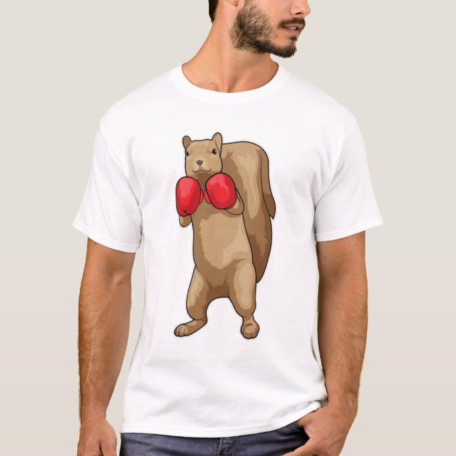 T-shirt Gants de boîte à écureuil (Devant)