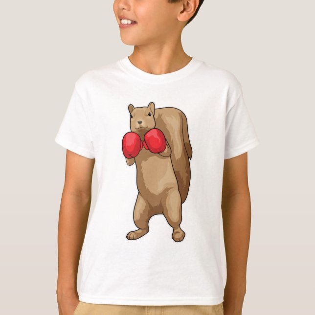 T-shirt Gants de boîte à écureuil (Devant)