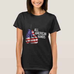 T-shirt Gants de boxe All American Hands – F Patriotique U