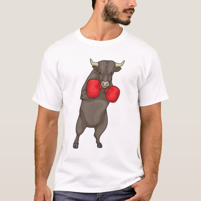 T-shirt Gants de boxe Bull Boxer (Devant)