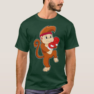 T-shirt Gants de boxe de boxeur singe
