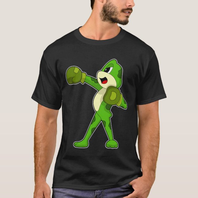 T-shirt Gants de boxe de grenouille Gants de boxe (Devant)