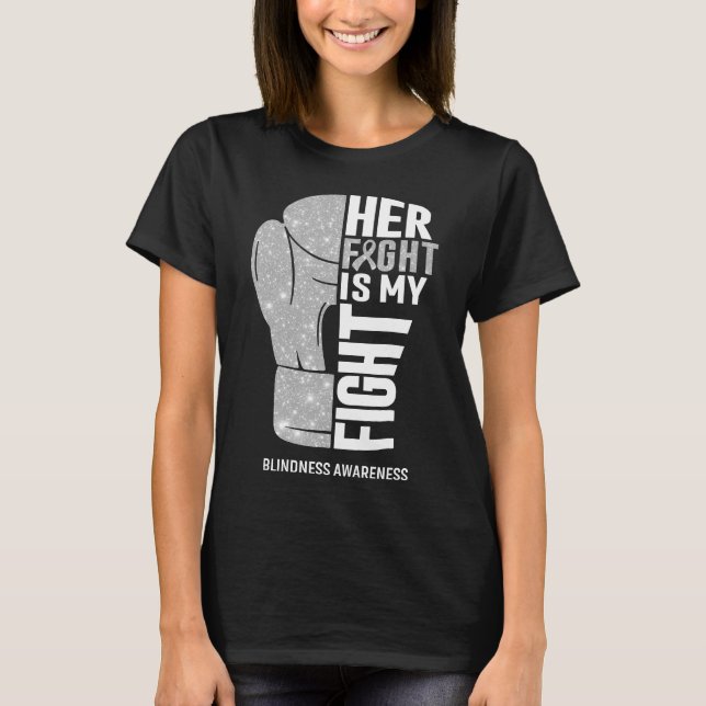 T-shirt Gants de boxe Guerrier aveugle (Devant)