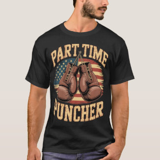 T-shirt Gants de Boxe pour Puncher à Temps Partiel Pour