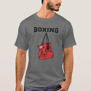 T-shirt Gants De Boxe Vintages Pour Boxer Hommes Femmes En