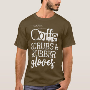 T-shirt Gants de café et gants en caoutchouc