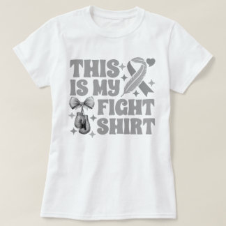 T-shirt Gants Voici Ma Chemise De Combat Pour La Tumeur Du