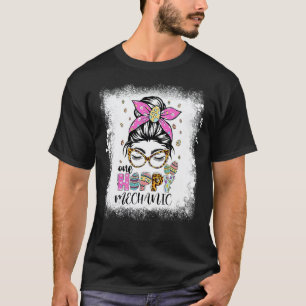 T-shirt Garage Décoloré Un Lapin Mécanicien Hoppy Pâques
