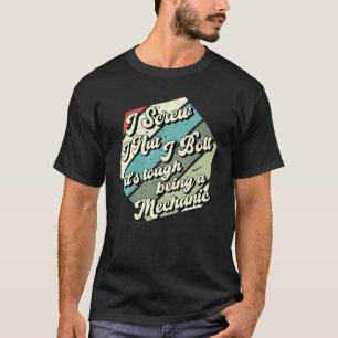 T-shirt Garage I Vis I Écrou I Boulon Mécanicien Réparatio