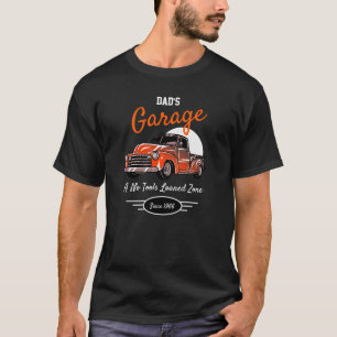 T-shirt Garage papa Cinquante ans Chevy Funny Slogan Orang