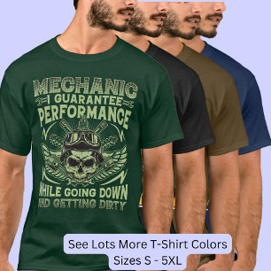 T-shirt Garantie de performance mécanique pour se salir