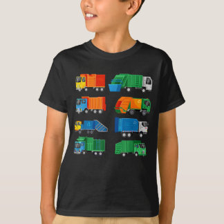 T-shirt Garbage Camion Déchets Costume de séparation Enfan