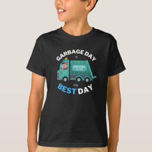T-shirt Garbage Day est le meilleur jour pour les enfants