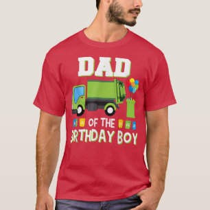 T-shirt Garbage Truck Dad Of The Birthday Boy Kids Toddler