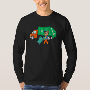 T-shirt Garbage Truck Garbage Man Boys