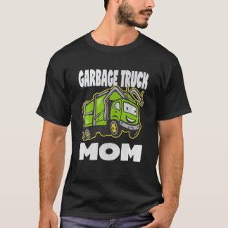T-shirt Garbage Truck Maman Vintage Moms Monster Trucs Mot
