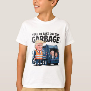 T-shirt Garbyge Pour Trump 2024 Drôle Temps Pour Sortir Ga