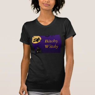 T-shirt garce vintage de Witchy Halloween