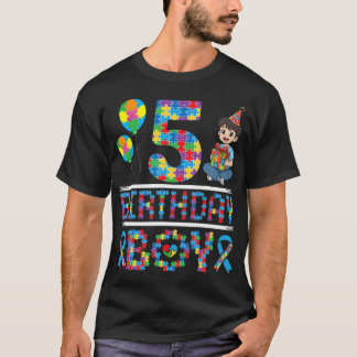 T-shirt Garçon 5 Ans Sensibilisation à l'Autisme Pièce de