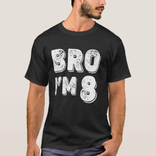 T-shirt Garçon 8 Ans Fête Frère Je Suis 8 Ans Garçons Enfa