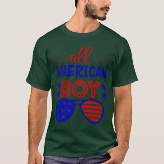 T-shirt garçon américain