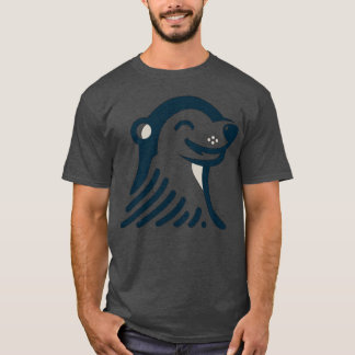 T-shirt Garçon animal abstrait joyeux