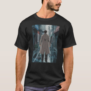 T-shirt Garçon Anime Rue Pluvieuse Tokyo Manga Art Japonai