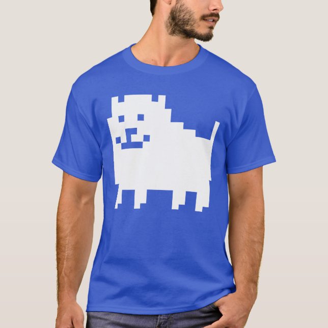T-shirt garçon chien undertale (Devant)