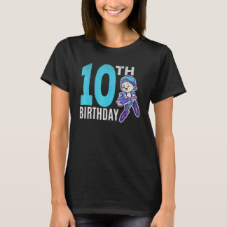 T-shirt Garçon cycliste 10e anniversaire garçon vélo BMX c