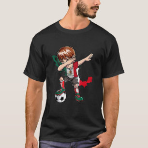 T-shirt Garçon Dabbing Mexique Football Maillot Mexique Fo